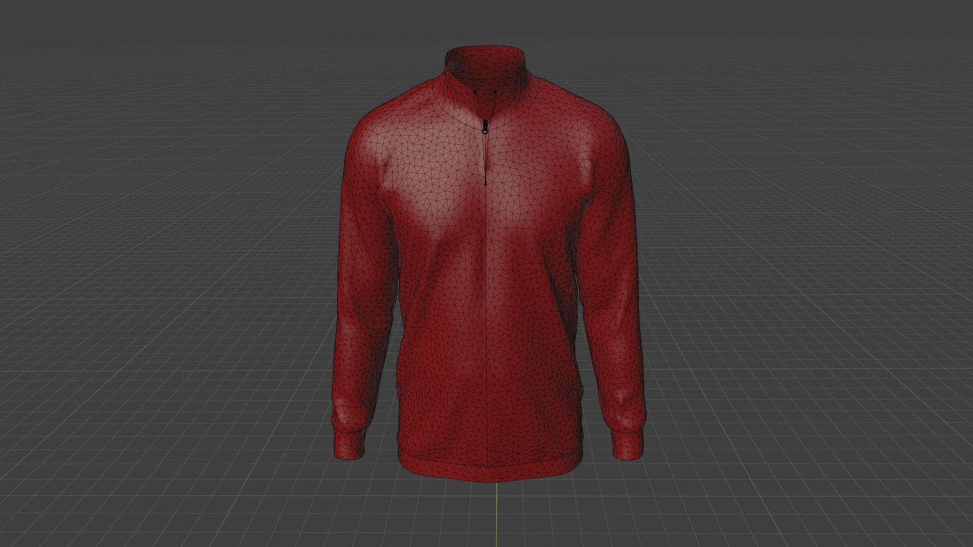 Sweater mannequin wearing sweatshirt Low-poly 3D model_8