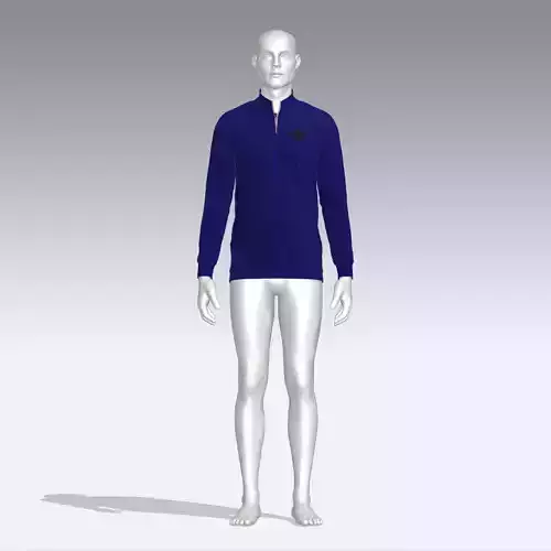 Sweater mannequin wearing long sleeved shirt