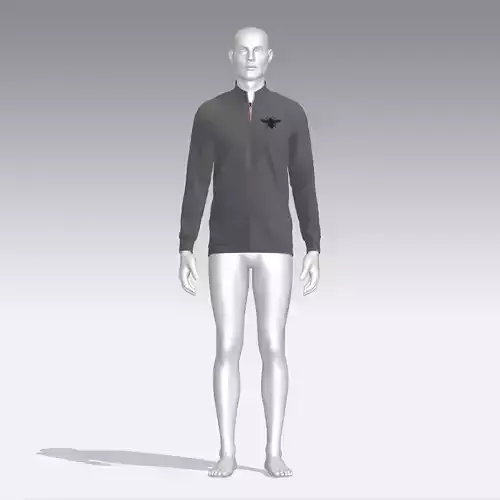 Sweater half zip mannequin