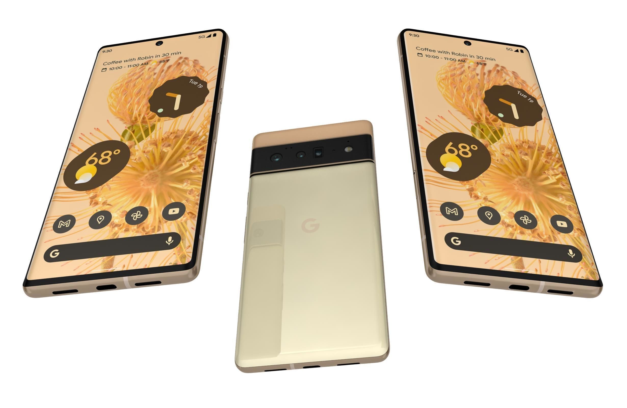 Google Pixel 6 Pro Sorta Sunny 3D model_2