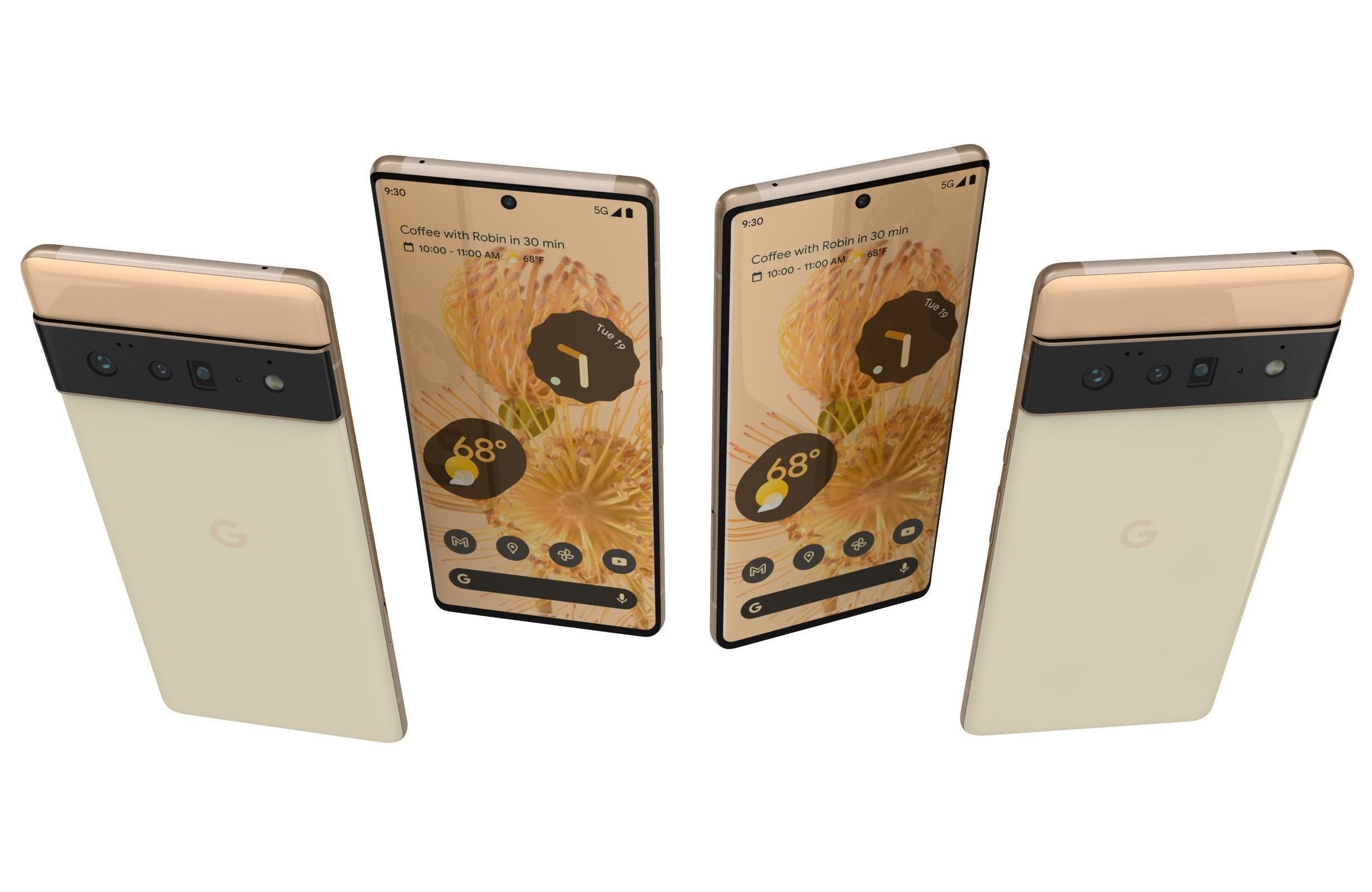 Google Pixel 6 Pro Sorta Sunny 3D model_4