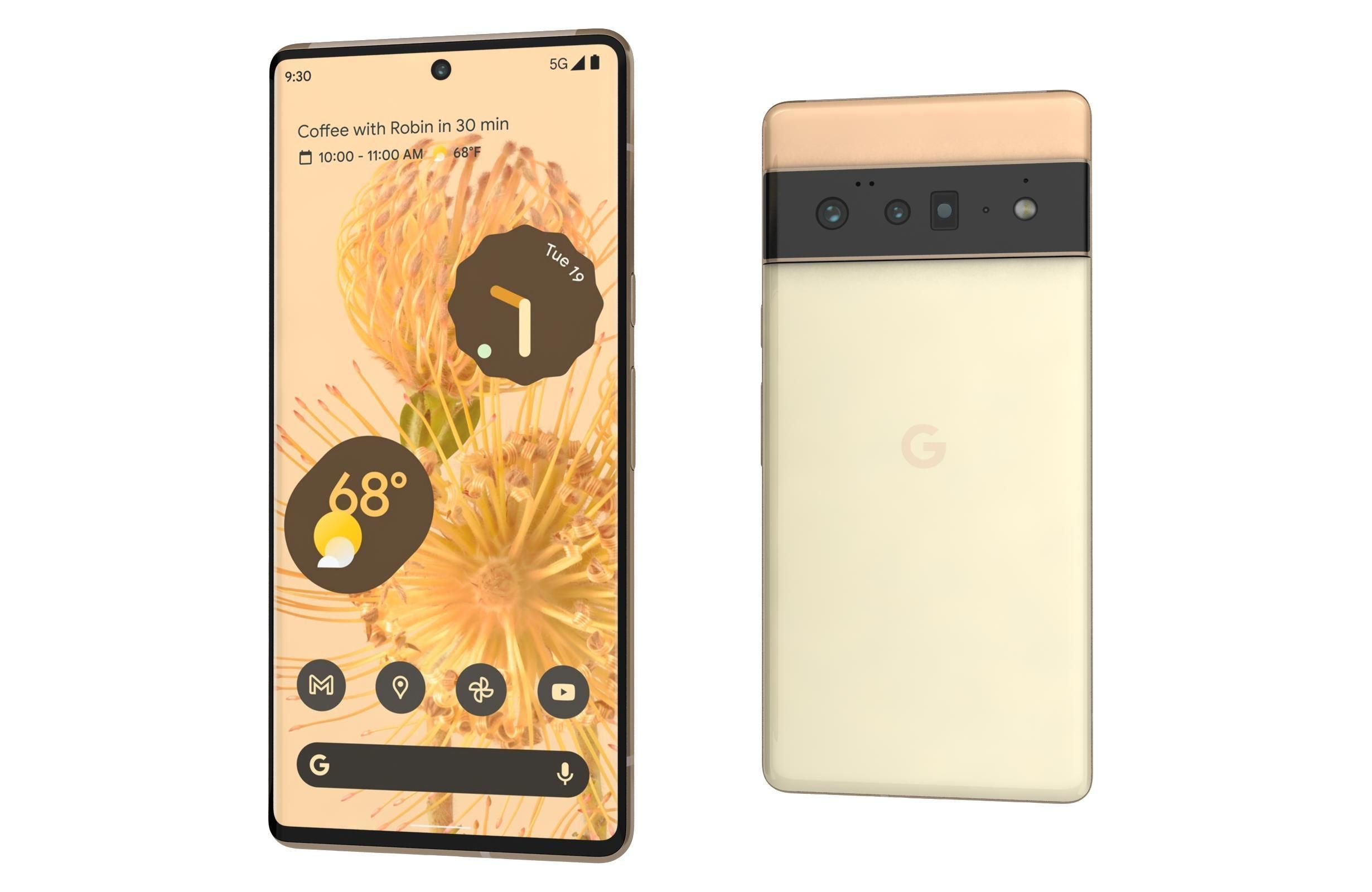 Google Pixel 6 Pro Sorta Sunny 3D model_6