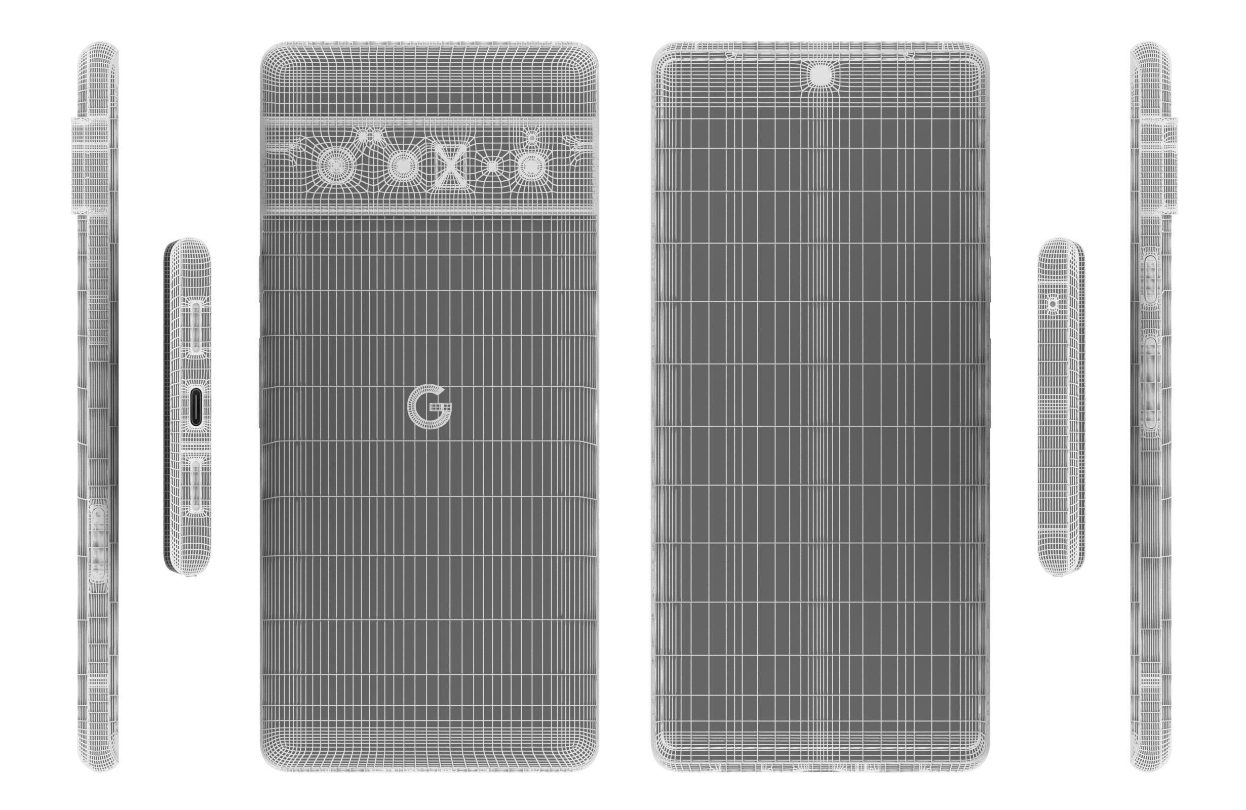 Google Pixel 6 Pro Sorta Sunny 3D model_17