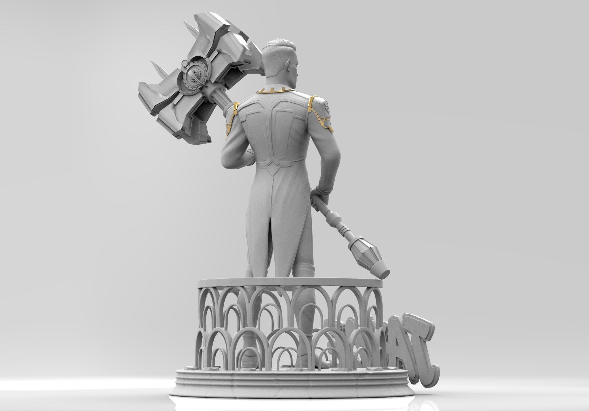 Jayce - Arcane 3D print model_3