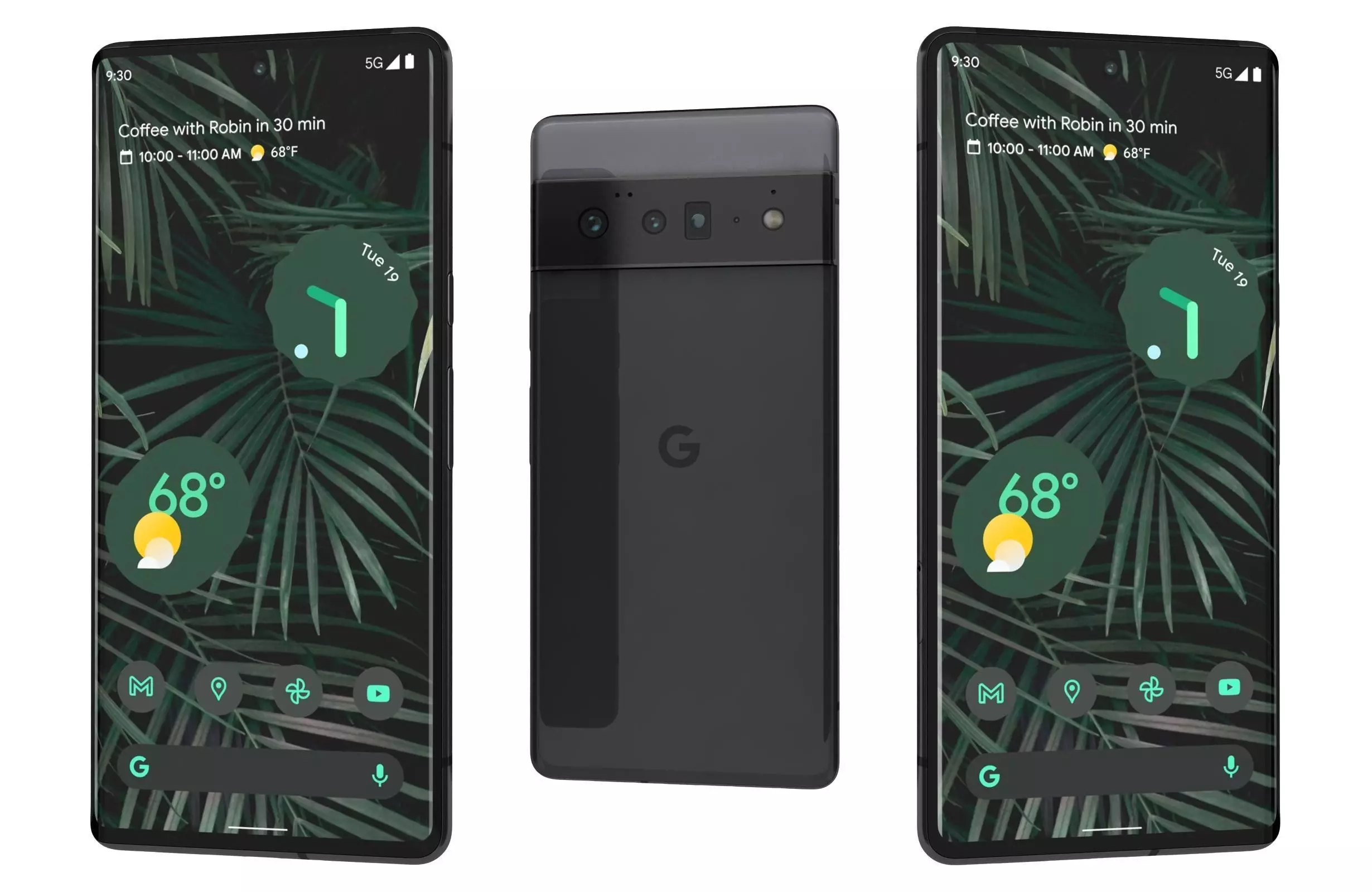 Google Pixel 6 Pro Stormy Black 3D model_0