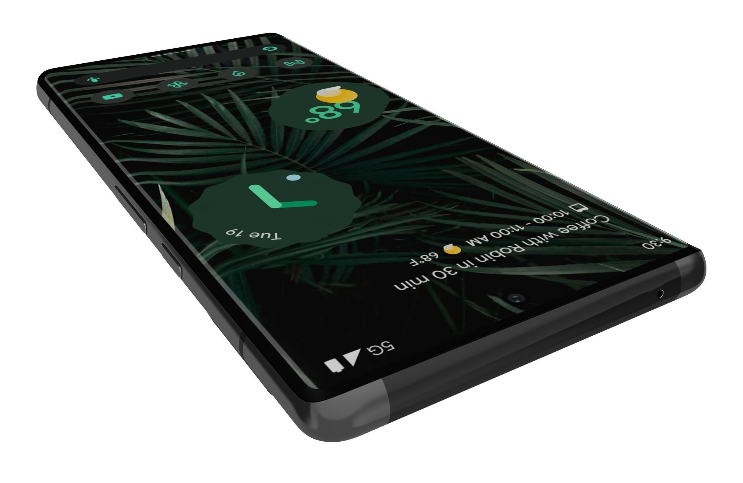 Google Pixel 6 Pro Stormy Black 3D model_13