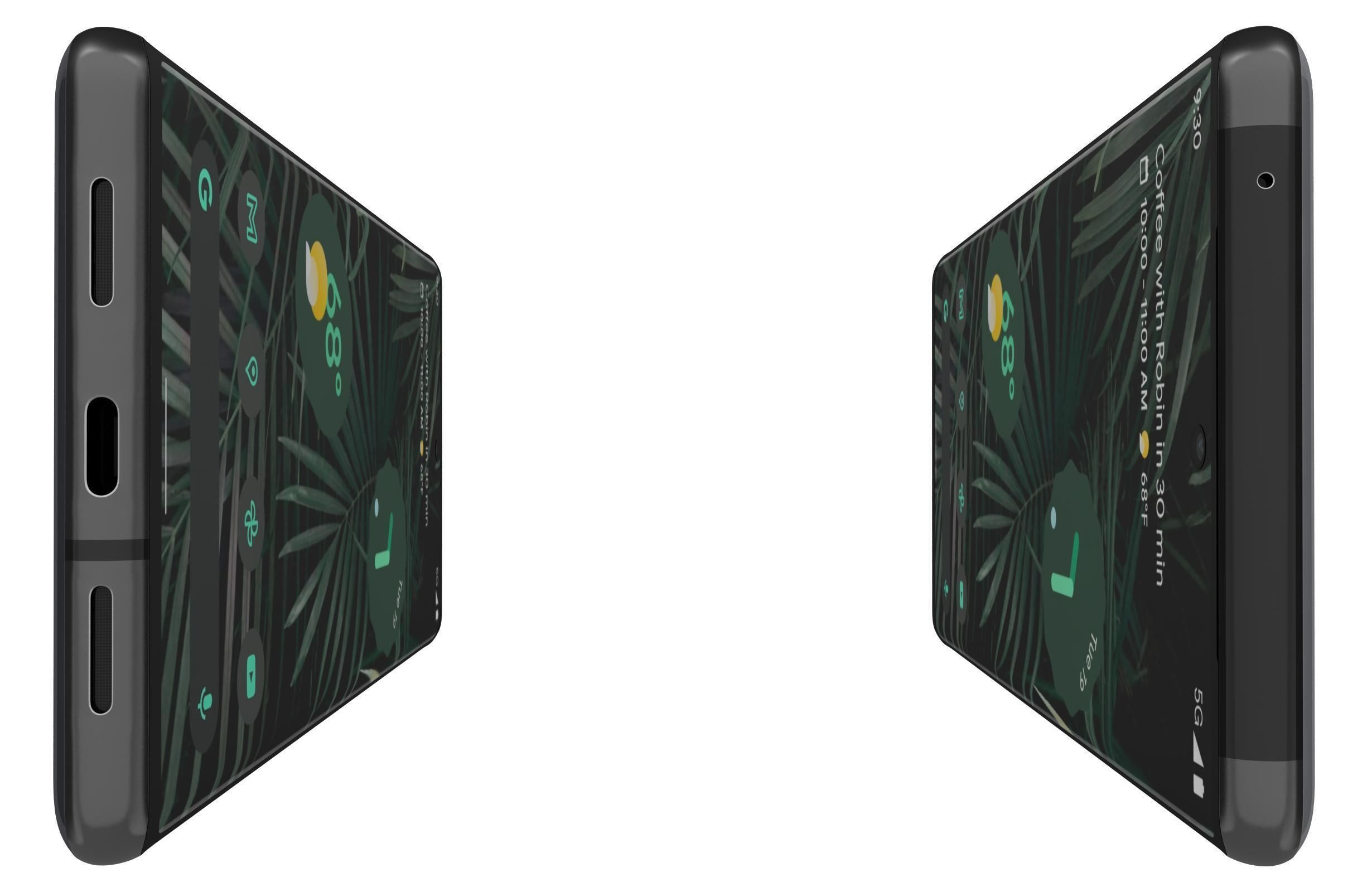 Google Pixel 6 Pro Stormy Black 3D model_8