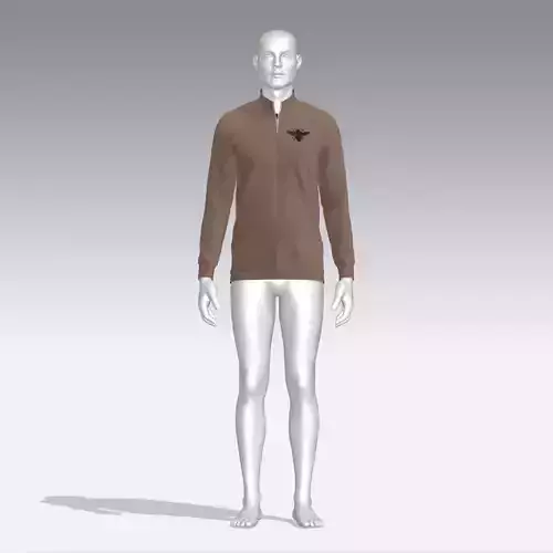 Sweater mannequin wearing long sleeved shirt