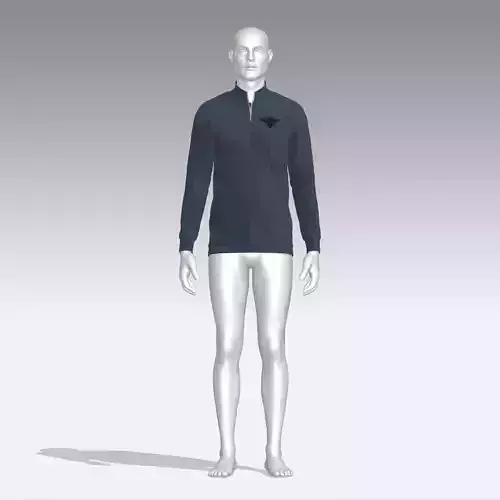 Sweater half zip mannequin