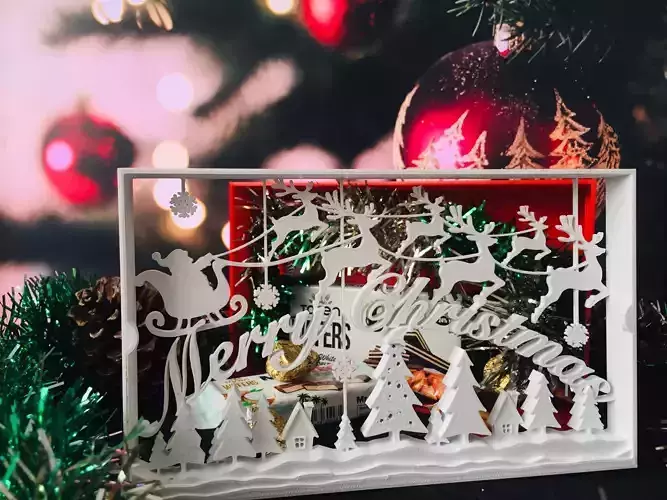 CHRISTMAS STORAGE BOX 3D print model