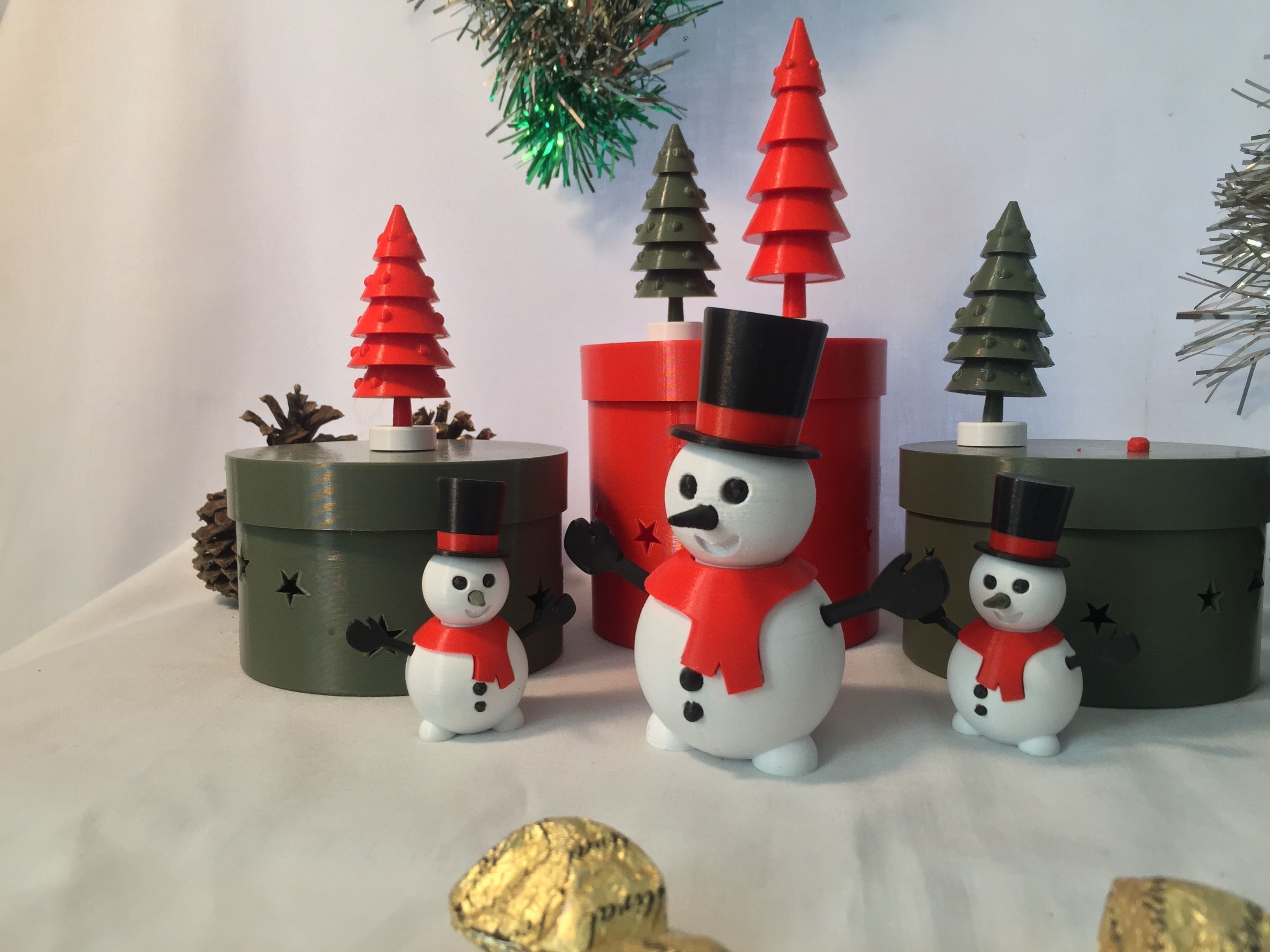 CHRISTMAS CANDY STORAGE BOX 3D print model_5