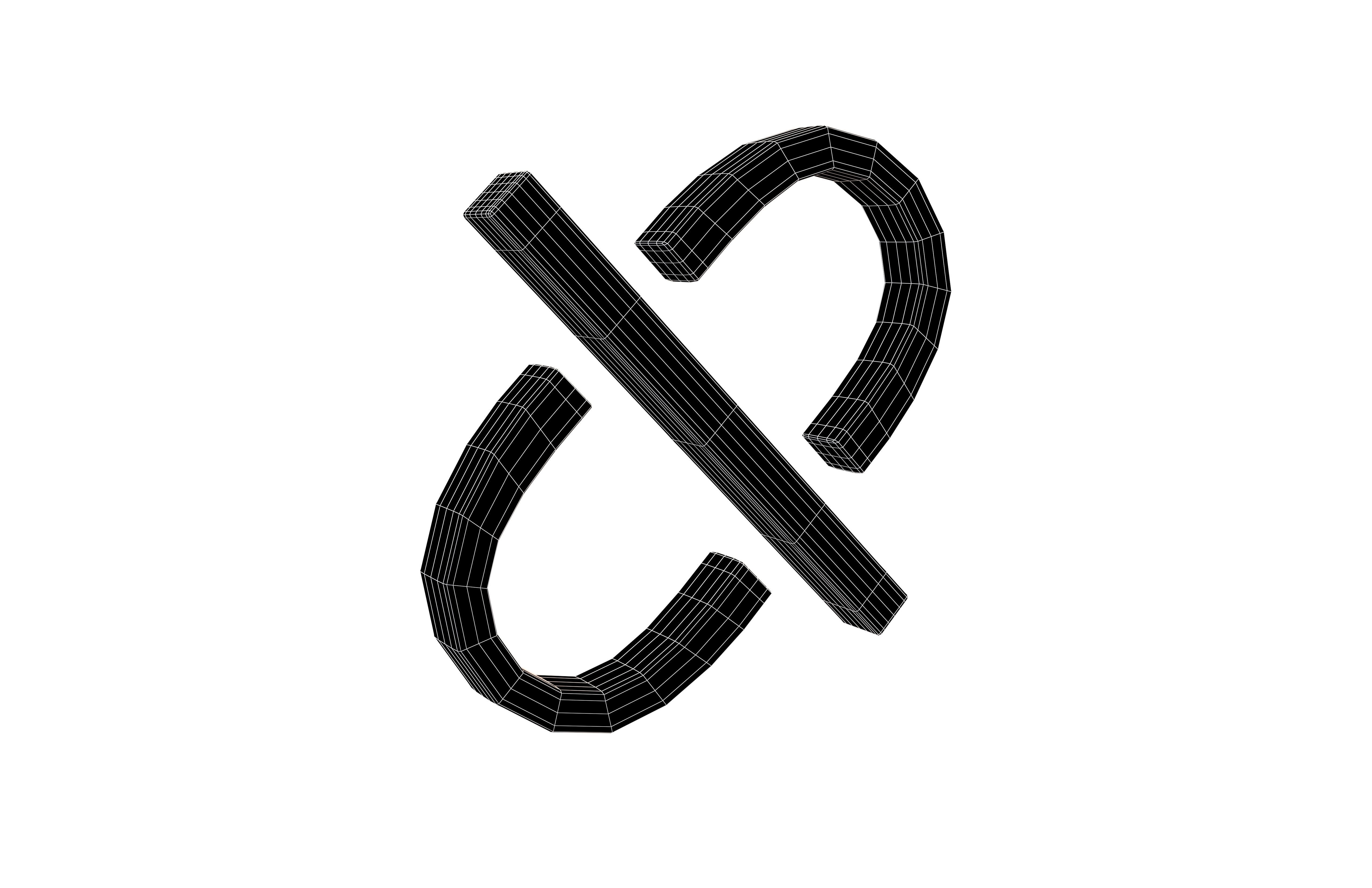 Disconnect Symbol v1 001 Low-poly 3D model_4