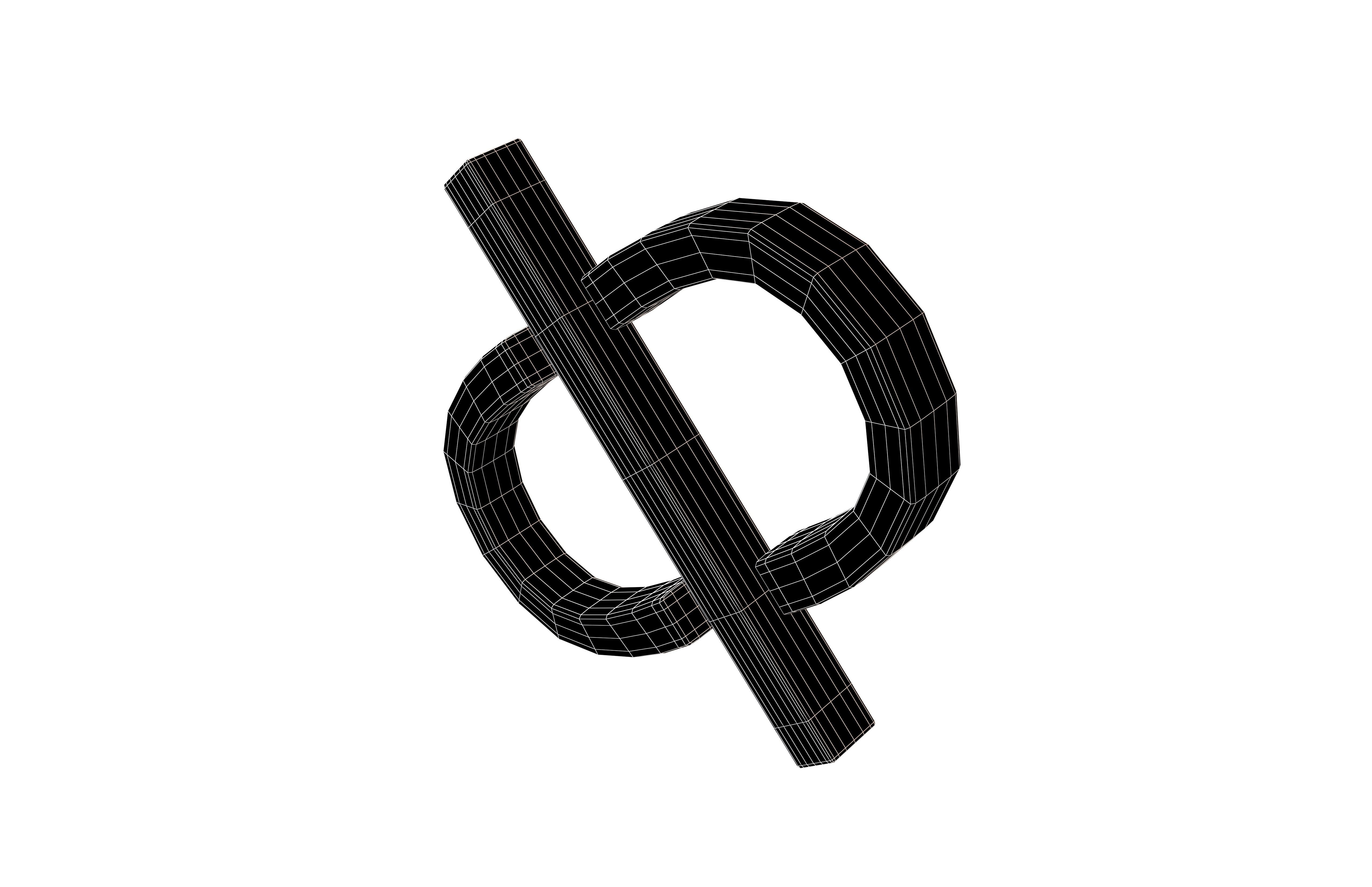 Disconnect Symbol v1 004 Low-poly 3D model_5