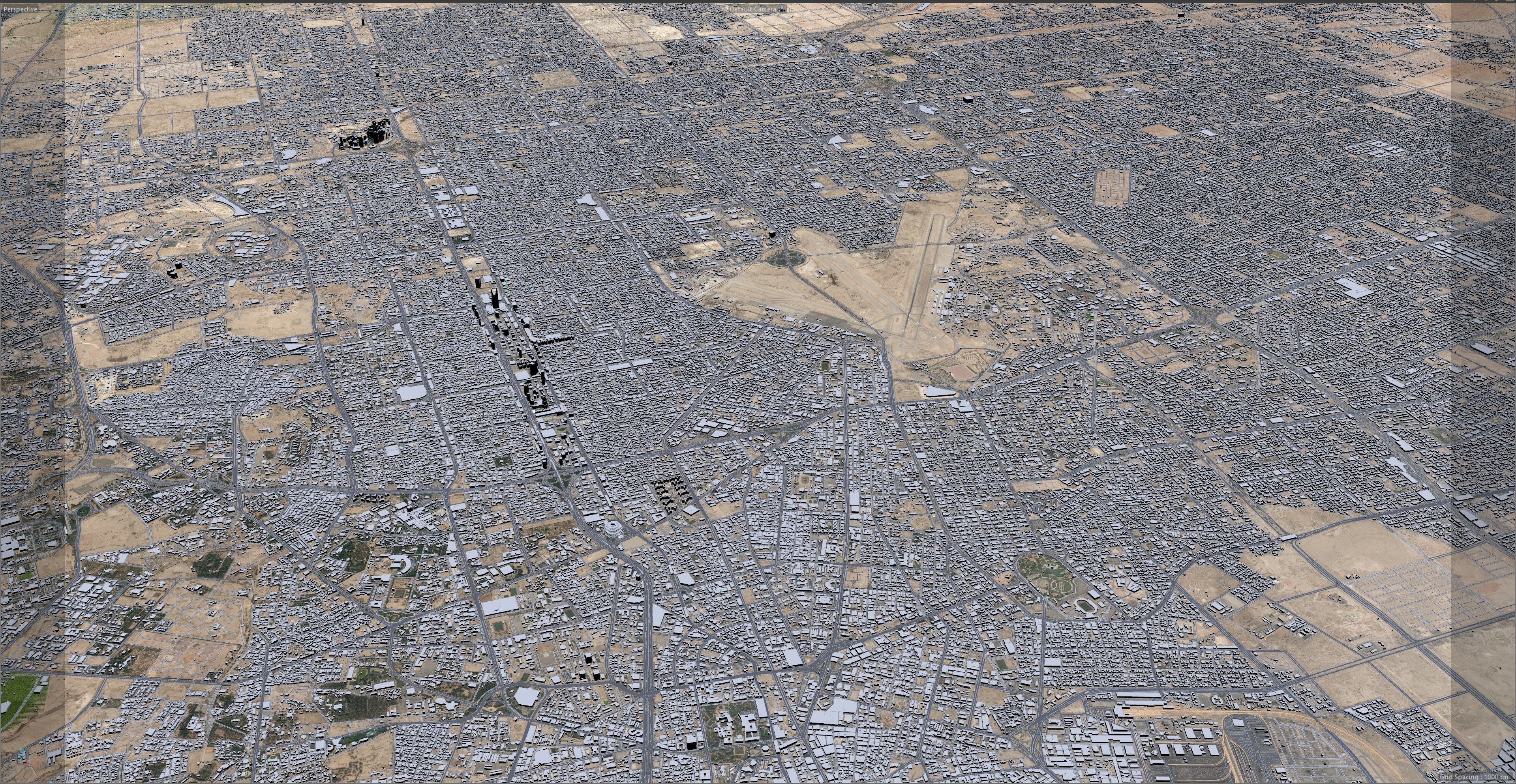 Riyadh City Saudi Arabia Low-poly 3D model_21