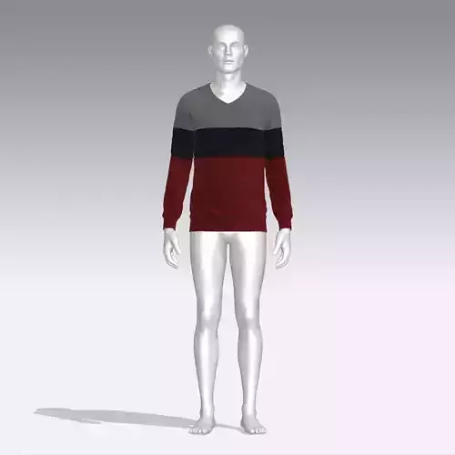 Sweater male mannequin wearing