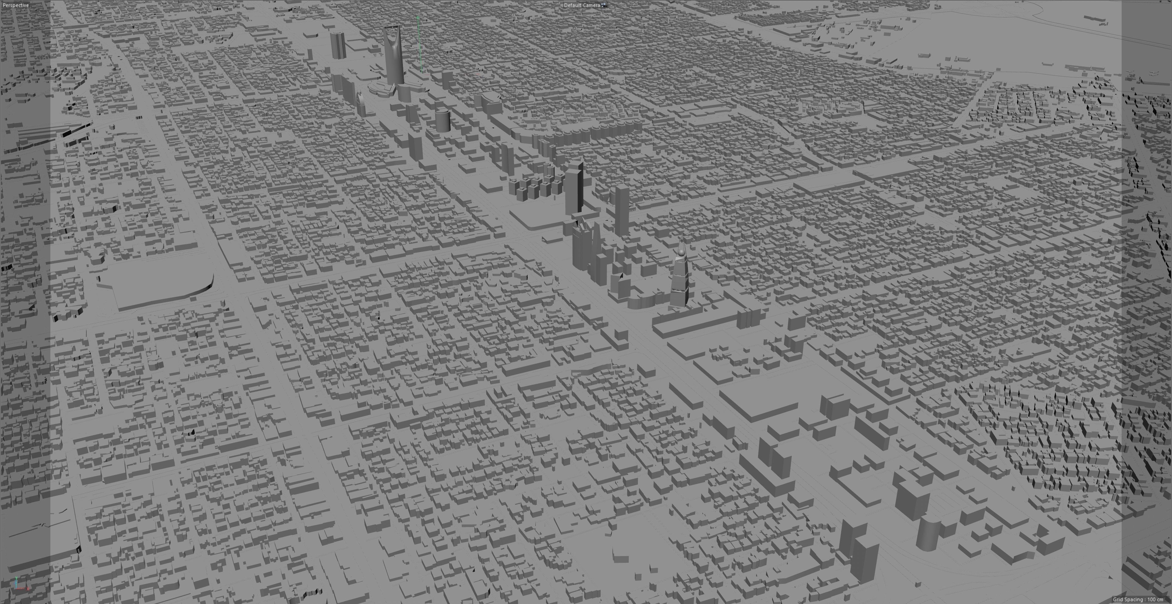 Riyadh Downtown Saudi Arabia Low-poly 3D model_14