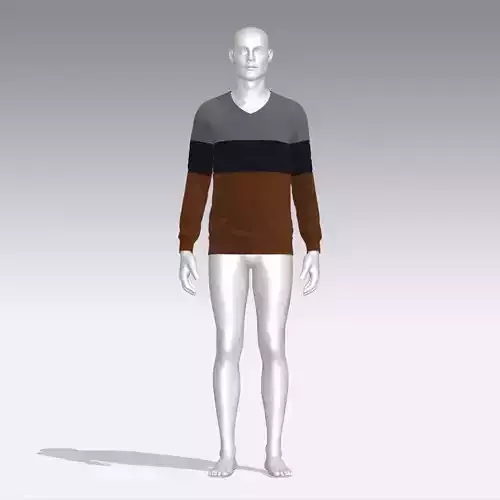 Sweater male mannequin wearing