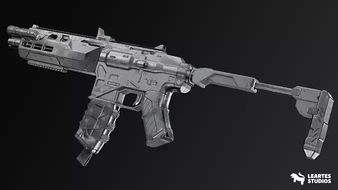 Cyberpunk Assault Rifles