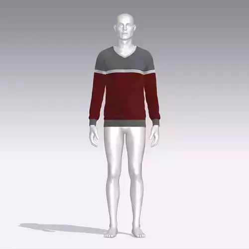 Sweater male mannequin wearing