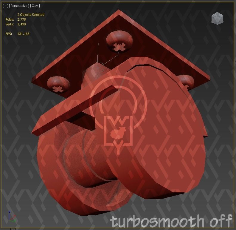 Corner pet House Low-poly 3D model_37