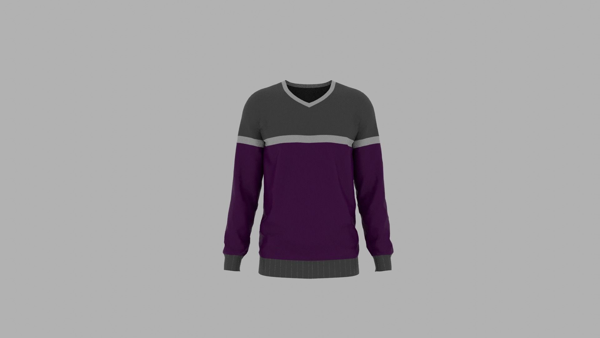 Sweater mannequin Low-poly 3D model_1