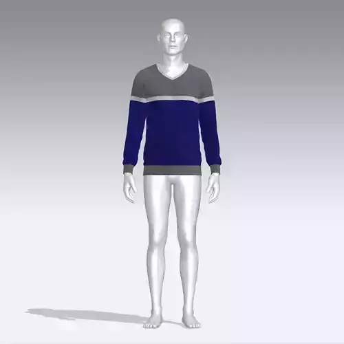 Sweater male mannequin wearing