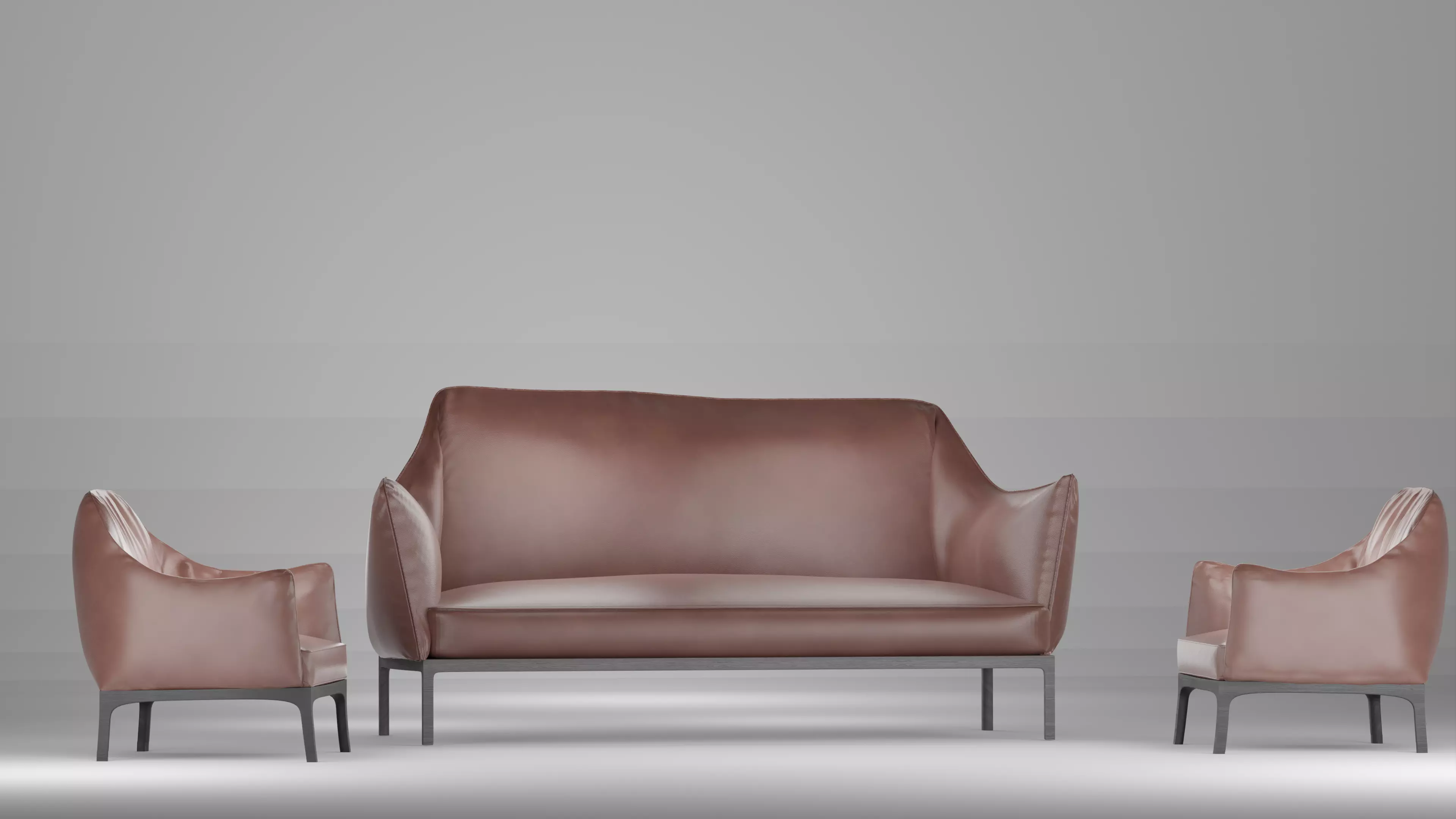 Modern Sofa set 04 3D model_0
