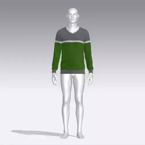 Sweater male mannequin wearing
