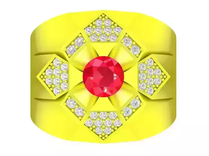 korean diamond men ring 4320