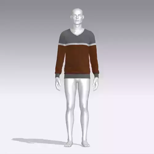 Sweater male mannequin wearing