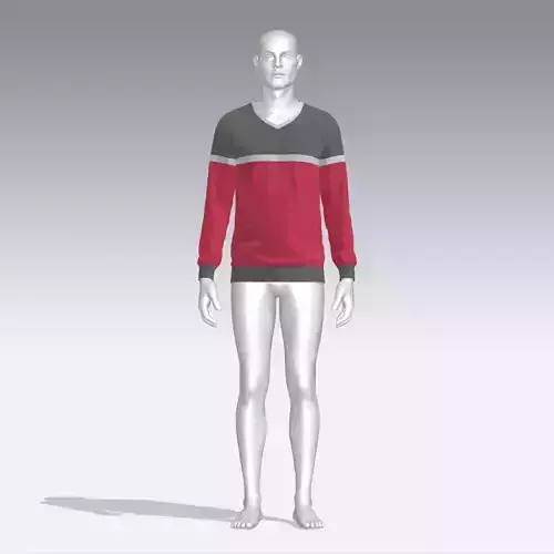 Sweater male mannequin wearing