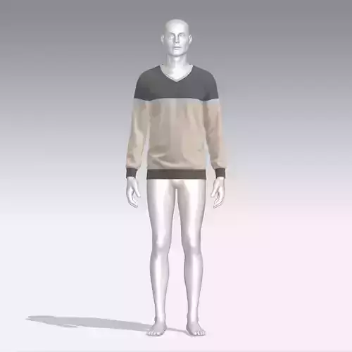 Sweater male mannequin wearing