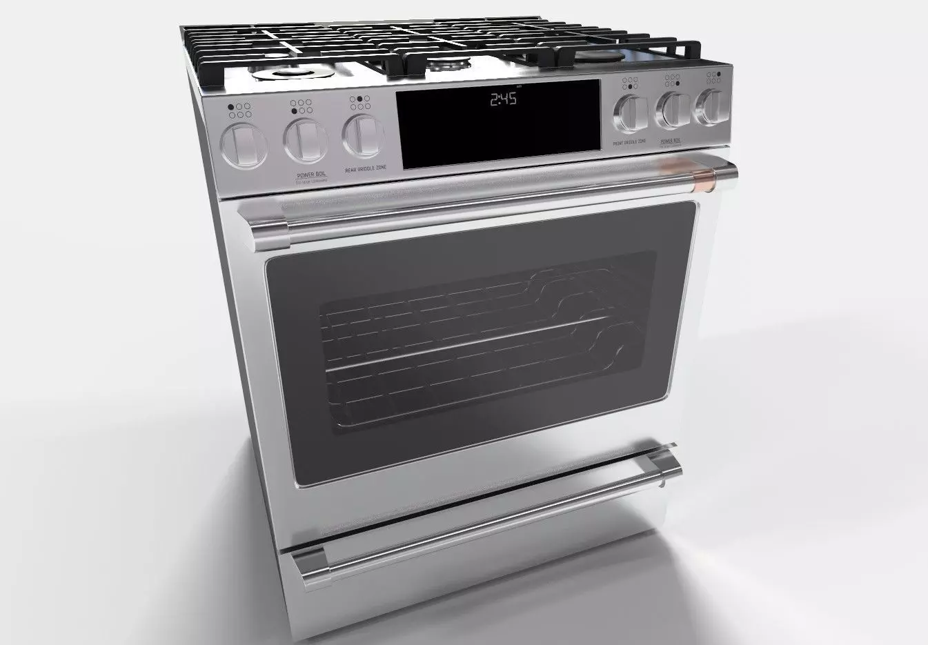 Cafe 30 inch Convection Range 3d Model 3D model_0