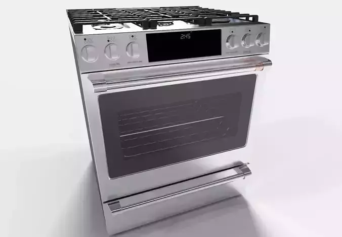 Cafe  30 inch Convection Range 3d Model 3D model