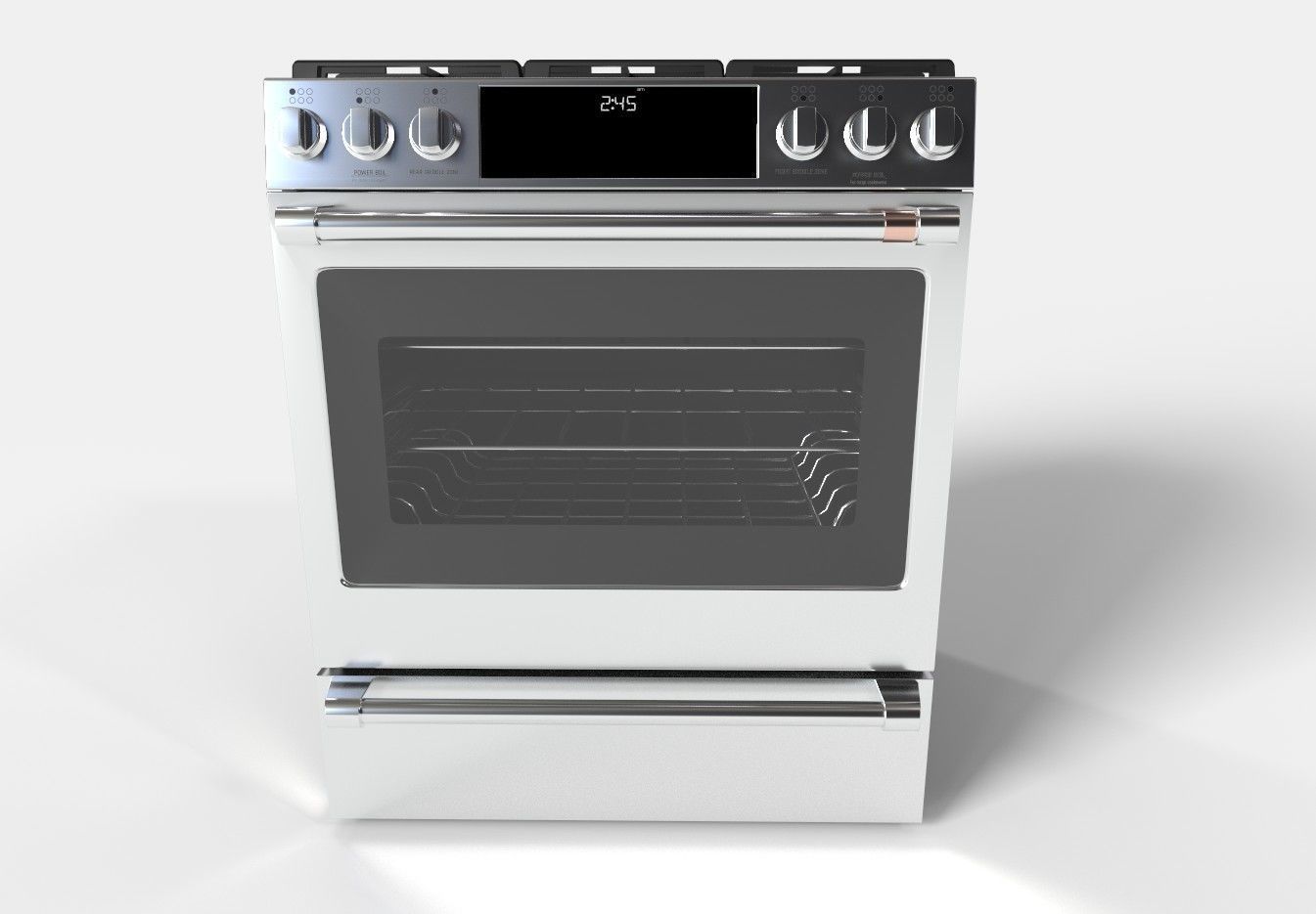 Cafe 30 inch Convection Range 3d Model 3D model_3