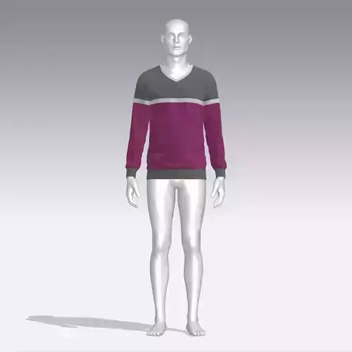 Sweater male mannequin wearing