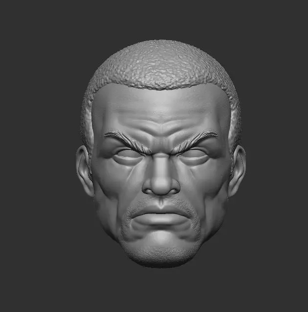 Calvin Ellis - Headsculpt for Action Figures 3D print model 3D print model_0