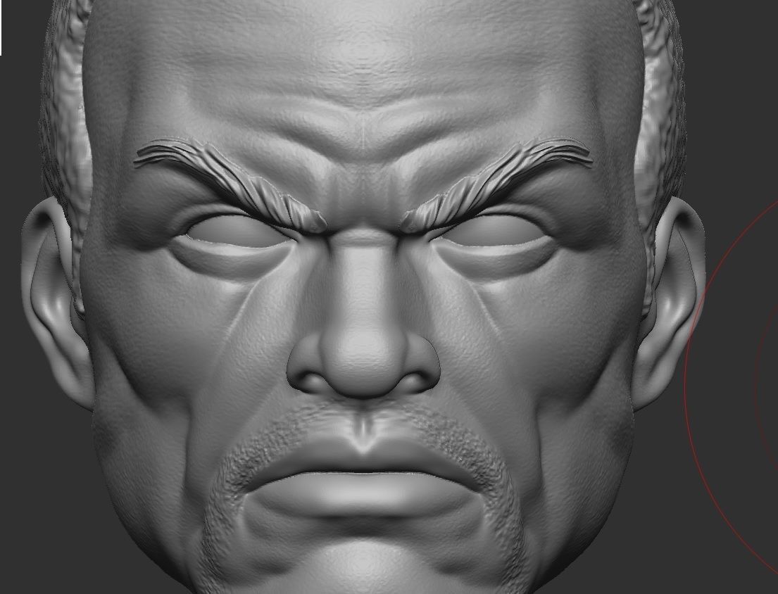 Calvin Ellis - Headsculpt for Action Figures 3D print model 3D print model_8