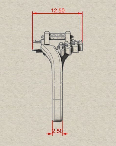 Marquise emerald and diamond ring ready for print 3D print model_9