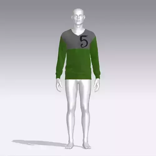 Sweater mannequin with number