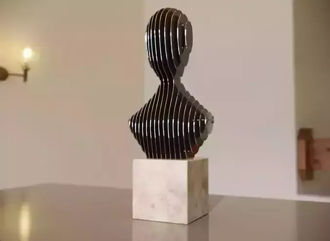 Man Abstract metal Sculpture 