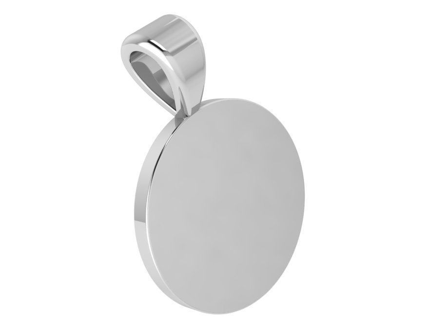 C letter pendant 3442 3D print model 3D print model_3