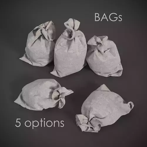 Sack Low poly bag