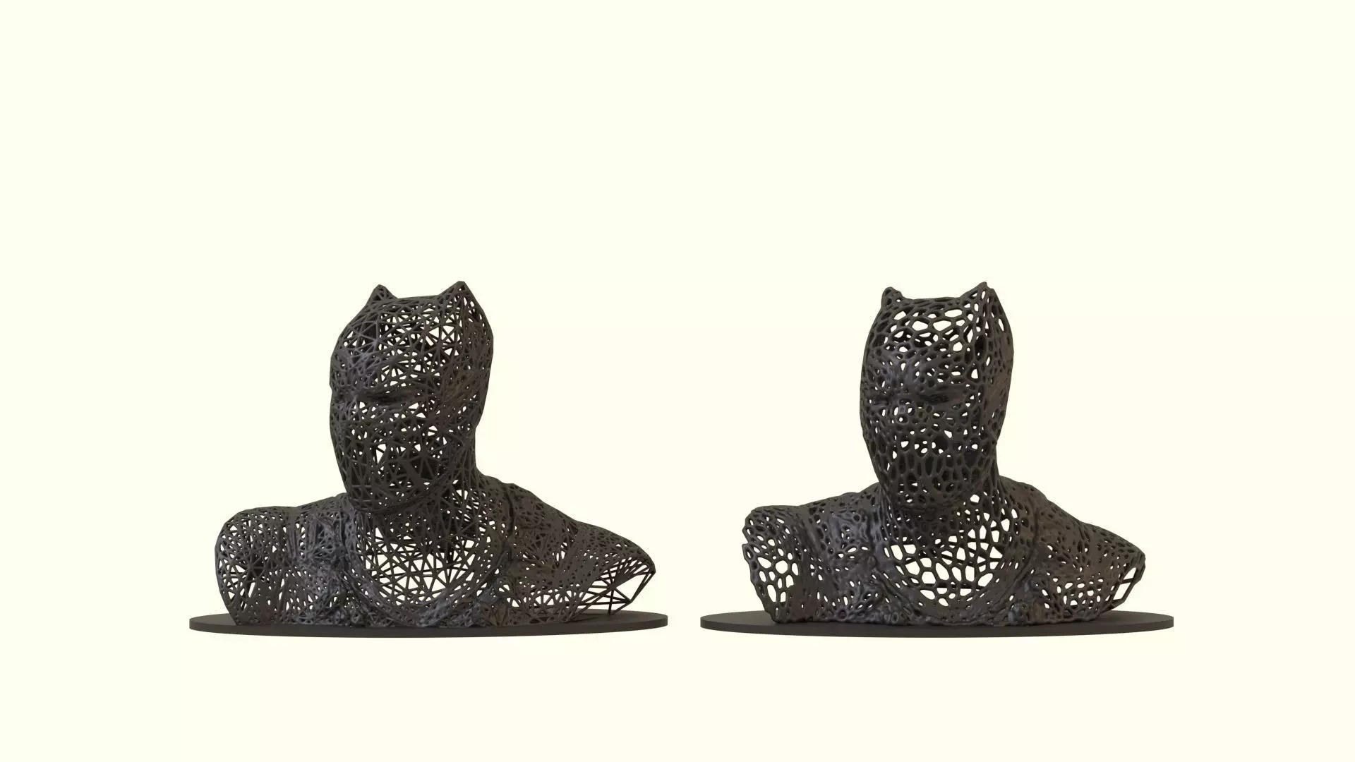 Black Panther Bust 3D print model