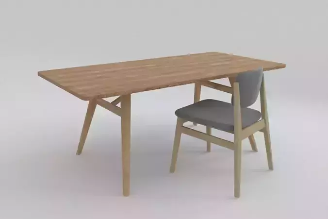Contemporary Table and Chair