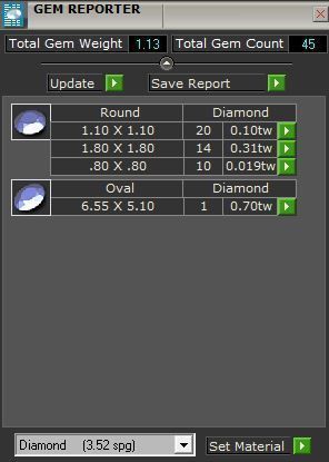 Oval blue diamond ring 3447 3D print model 3D print model_8