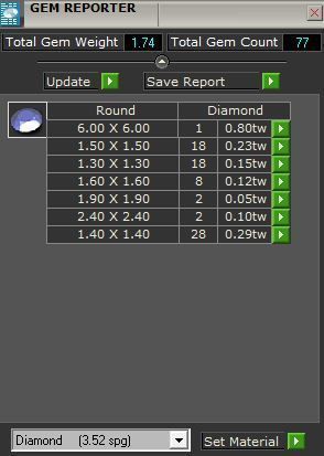 Bright chain diamond ring 3450 3D print model 3D print model_8
