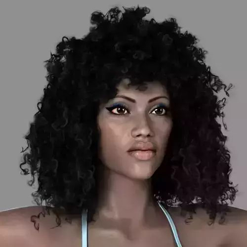 Imani Realistic African Female Character