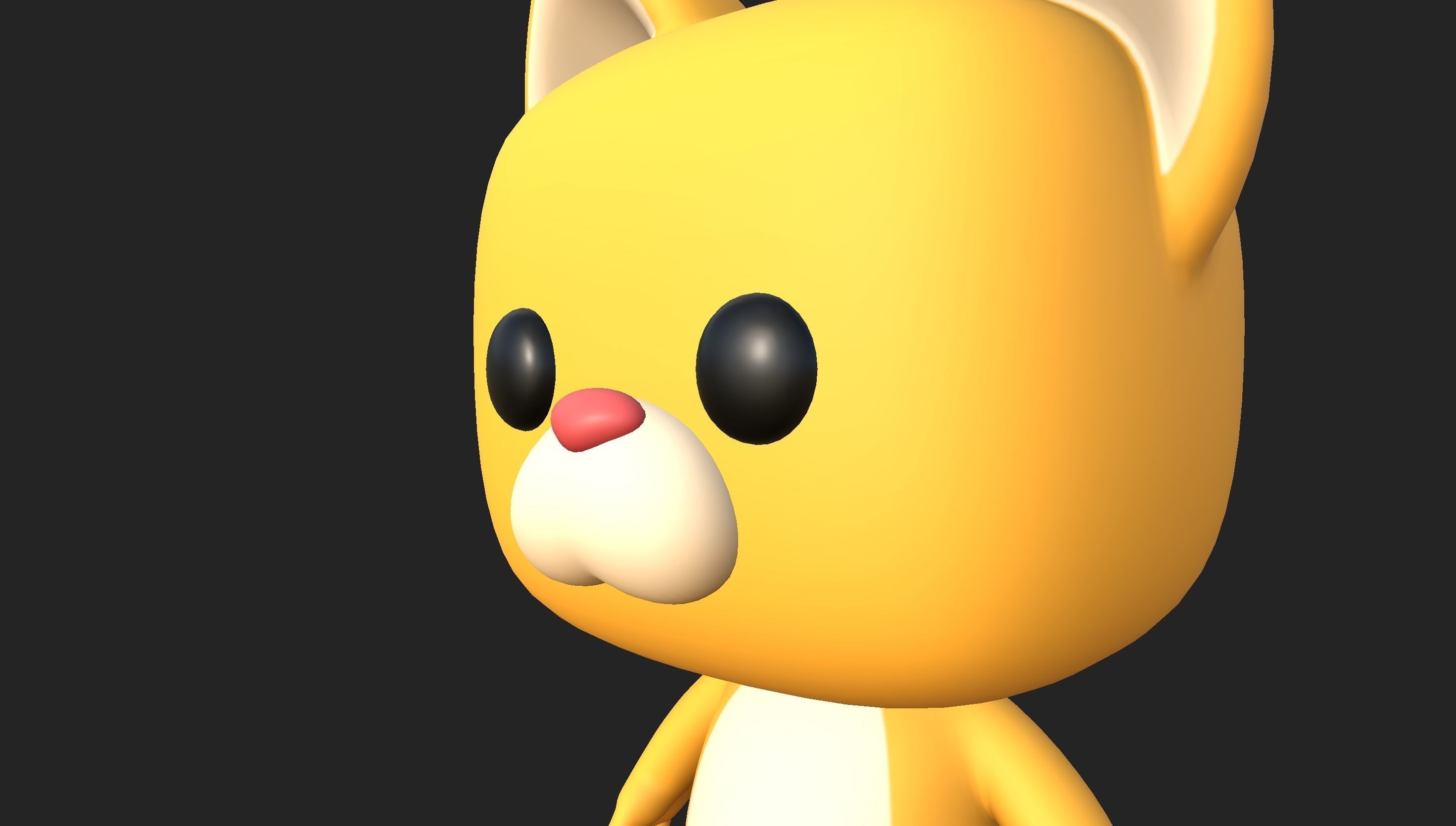 Cartoon Cat 3D model_26