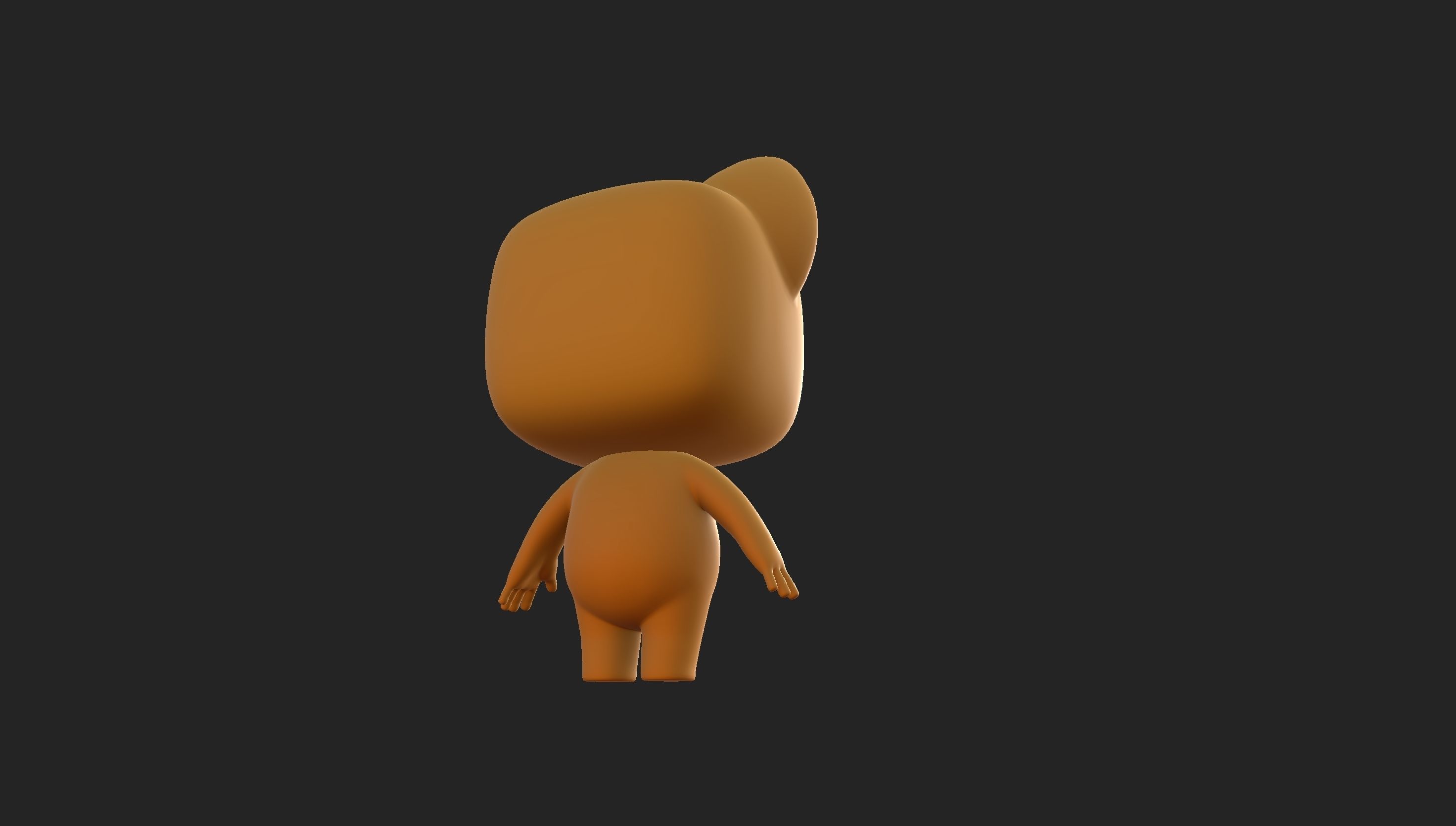 Cartoon Cat 3D model_12